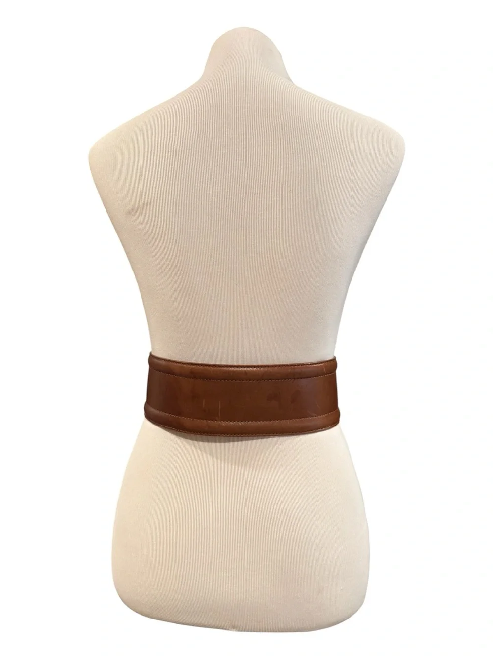Michael Kors Luxury Leather Wide Brown Waist Belt Women’s Small Made in Italy
